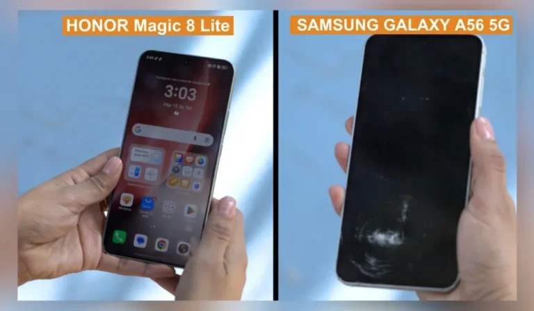 Duelo de TITANES en la gama media: Honor Magic 8 Lite vs. Samsung Galaxy A56, ¿cuál es el rey de la RESISTENCIA y la batería?