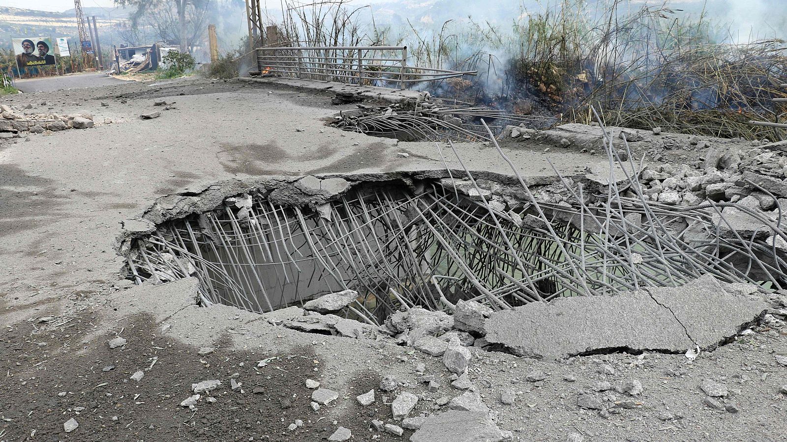 Israel se jacta de haber volado puentes clave en el sur de Líbano