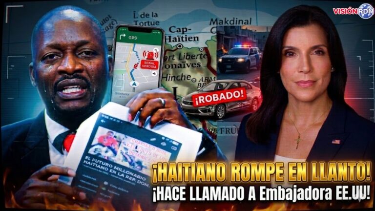 Haitiano legal en RD rompe en llanto: Denuncia que sus vehículos incautados circulan con placas falsas