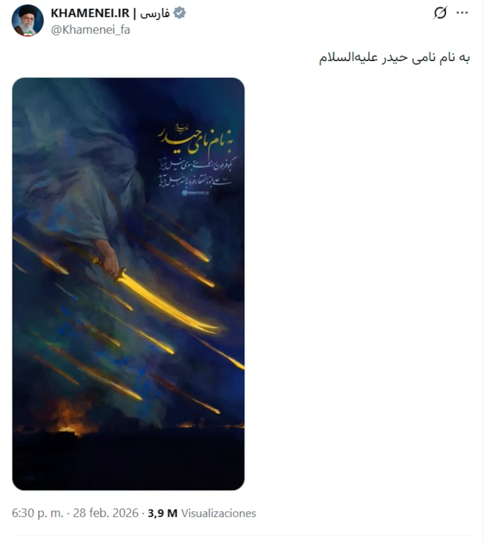¡EL ÚLTIMO ALIENTO DIGITAL! El inquietante mensaje en la cuenta de Khamenei tras confirmarse su muerte