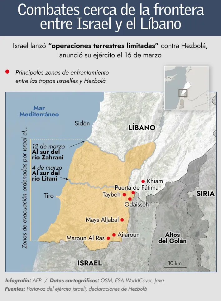 Alerta máxima: Israel y Líbano al borde de una guerra terrestre total en la frontera