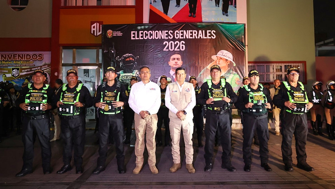 Despliegan más de 100.000 policías y militares para custodia en las elecciones generales en Perú