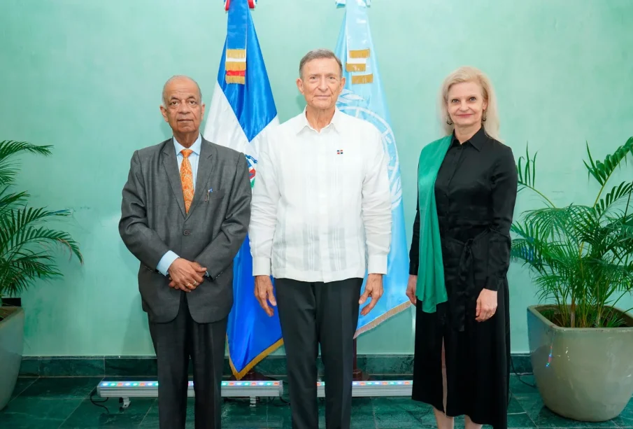 Canciller Roberto Álvarez se reúne con alto funcionario de Naciones Unidas sobre apoyo al despliegue de la GSF en Haití
