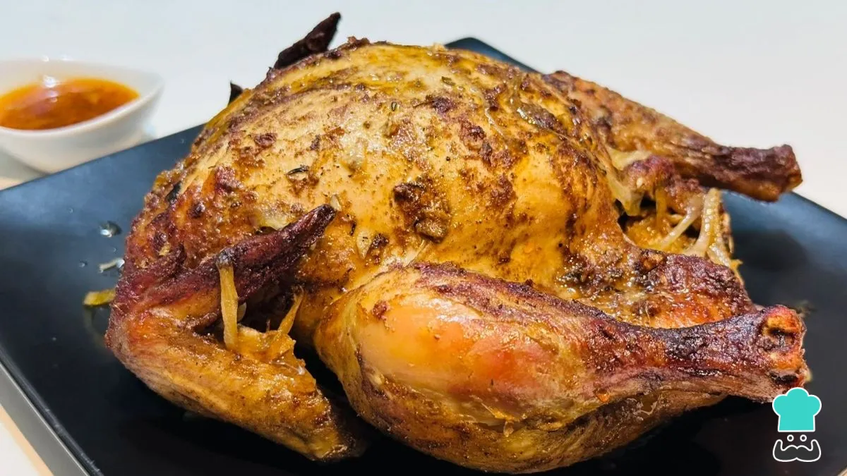 Receta de Capón al horno sin relleno