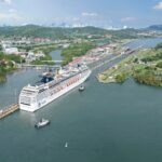 MSC Cruceros devela imágenes de renovado MSC Poesia por el Canal de Panamá