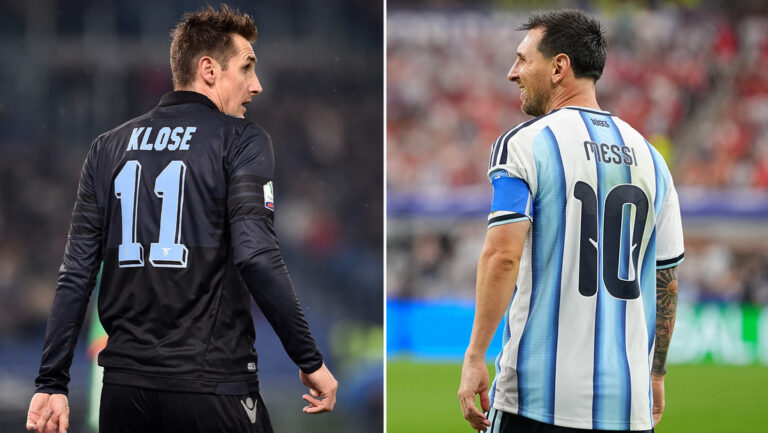 Miroslav Klose envía un mensaje especial a Messi tras batir su récord histórico en Mundiales
