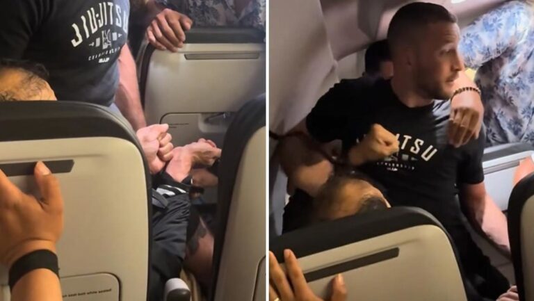 Pasajero intenta abrir las puertas de un avión e irrumpir en cabina en pleno vuelo