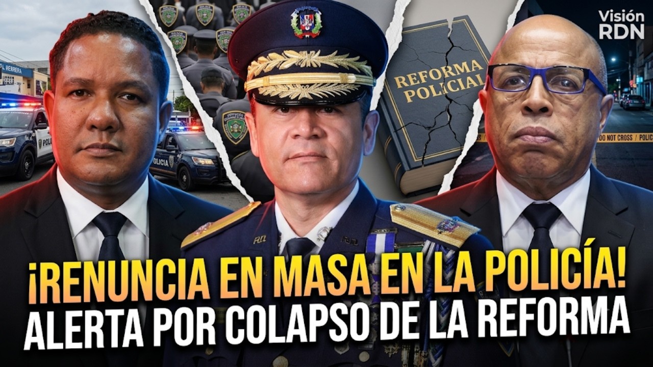 Jurista Aneuris Mercedes advierte en Visión RDN un inminente colapso y renuncia en masa en la policía por imponer un modelo extranjero ajeno a la realidad nacional