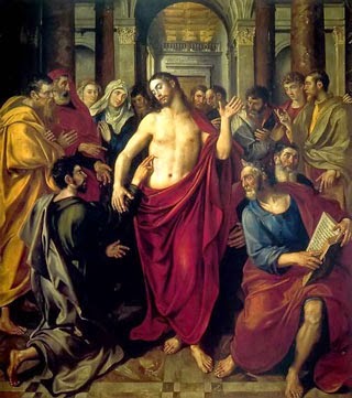 PALABRA DE DIOS VIERNES DE LECTURA "Tú crees porque me has visto; dichosos los que creen sin haber visto". Fiesta, SANTO TOMÁS, Apóstol Rojo. MR p. 743 [767] / Lecc. II p. 1091 SANTO TOMÁS APÓSTOL ANTÍFONA DE ENTRADA Cfr. Sal 117, 28. 21 Tú eres mi Dios, y yo confiaré en ti, tú eres mi Dios, te alabaré y te daré gracias; pondré en ti mi confianza, porque tú eres mi salvador. Se dice Gloria. ORACIÓN COLECTA Concédenos, Dios todopoderoso, alegrarnos por la festividad del apóstol santo Tomás, para que siempre nos ayude con su protección y para que, creyendo, tengamos vida en el nombre de aquel a quien él mismo reconoció como Señor, Jesucristo, tu Hijo. Él, que vive y reina contigo en la unidad del Espíritu Santo y es Dios por los siglos de los siglos. LITURGIA DE LA PALABRA Ustedes han sido edificados sobre el cimiento de los apóstoles. De la carta del apóstol san Pablo a los efesios: 2, 19-22 Hermanos: Ya no son ustedes extranjeros ni advenedizos; son conciudadanos de los santos y pertenecen a la familia de Dios, porque han sido edificados sobre el cimiento de los apóstoles y de los profetas, siendo Cristo Jesús la piedra angular. Sobre Cristo, todo el edificio se va levantando bien estructurado, para formar el templo santo en el Señor, y unidos a él también ustedes se van incorporando al edificio, por medio del Espíritu Santo, para ser morada de Dios.  Palabra de Dios.  Te alabamos, Señor. Del salmo 116  R/. Vayan por todo el mundo y prediquen el Evangelio. Que alaben al Señor todas las naciones, que lo aclamen todos los pueblos. R/. Porque grande es su amor hacia nosotros y su fidelidad dura por siempre. R/. ACLAMACIÓN Jn 20, 29  R/. Aleluya, aleluya. Tomás, tú crees porque me has visto; dichosos los que creen sin haberme visto, dice el Señor. R/. ¡Señor mío y Dios mío! Del santo Evangelio según san Juan: 20, 24-29 Tomás, uno de los Doce, a quien llamaban el Gemelo, no estaba con ellos cuando vino Jesús, y los otros discípulos le decían: "Hemos visto al Señor". Pero él les contestó: "Si no veo en sus manos la señal de los clavos y si no meto mi dedo en los agujeros de los clavos y no meto mi mano en su costado, no creeré". Ocho días después, estaban reunidos los discípulos a puerta cerrada y Tomás estaba con ellos. Jesús se presentó de nuevo en medio de ellos y les dijo: "La paz esté con ustedes". Luego le dijo a Tomás: "Aquí están mis manos, acerca tu dedo. Trae acá tu mano, métela en mi costado y no sigas dudando, sino cree". Tomás le respondió: "¡Señor mío y Dios mío!" Jesús añadió: "Tú crees porque me has visto; dichosos los que creen sin haber visto". Palabra del Señor.  Gloria a ti, Señor Jesús. ORACIÓN SOBRE LAS OFRENDAS Al conmemorar la confesión de fe del apóstol santo Tomás, te ofrecemos, Señor, este sacrificio de alabanza, para darte así el culto que mereces, y te pedimos humildemente que cuides en nosotros los dones que de ti hemos recibido. Por Jesucristo, nuestro Señor. Prefacio I o II de los Apóstoles. ANTÍFONA DE LA COMUNIÓN Cfr. Jn 20, 27 Acerca tu mano, toca los agujeros que dejaron los clavos y no seas incrédulo, sino creyente. ORACIÓN DESPUÉS DE LA COMUNIÓN Dios nuestro, en este sacramento hemos recibido verdaderamente el Cuerpo de tu Unigénito; concédenos que lo reconozcamos por la fe como Dios y Señor nuestro, y también lo confesemos con las obras y con la vida, a ejemplo del apóstol Tomás. Por Jesucristo, nuestro Señor. Puede utilizarse la fórmula de bendición solemne.