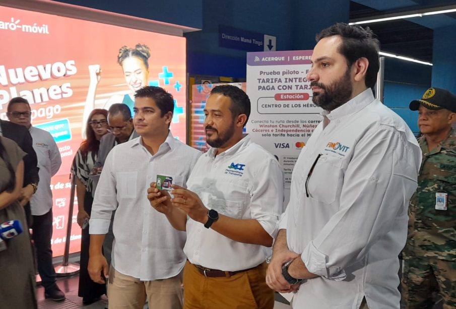 Inicia la tarifa integrada de RD$35.00 para el Metro, Teleférico, Omsa y corredores de autobuses del Sistema Integrado de Transporte