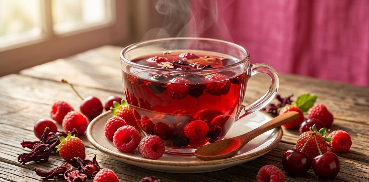Té de frutos rojos: una bebida natural que puede aportar beneficios al organismo