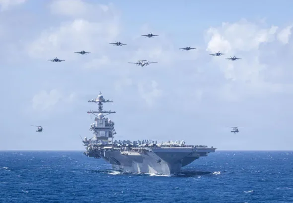 El portaaviones USS Abraham Lincoln navega a Tailandia