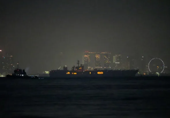 Portaaviones de EEUU: 1 maniobra clave en Singapur en 2026