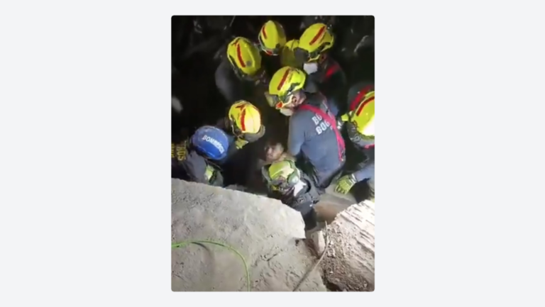 Milagro entre escombros: rescatan con vida a un hombre tras el potente sismo en Colombia