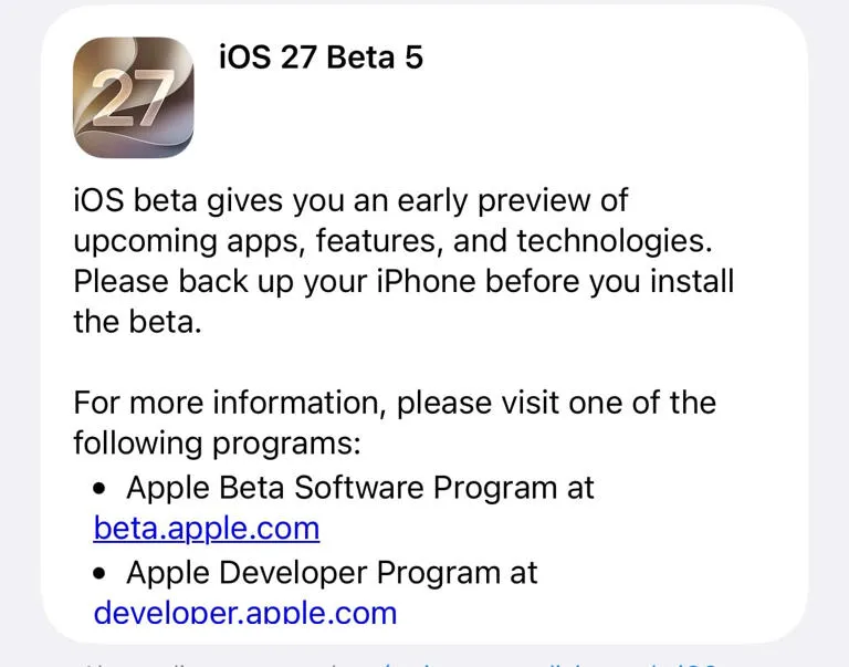 Filtración inesperada: iOS 27 revela los planes de Apple y el esperado salto al formato plegable