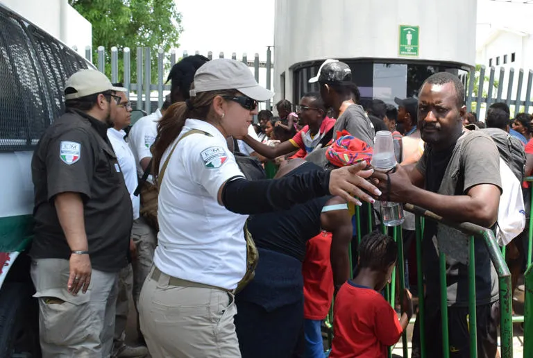 Crisis migratoria en la frontera sur: Fuerzas de seguridad controlan motín de ciudadanos cubanos en Chiapas