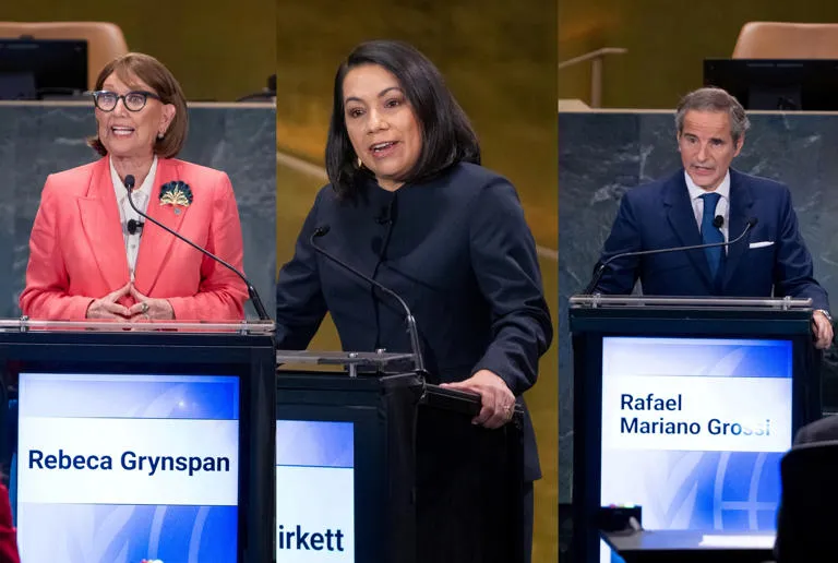 Candidata de Guyana lidera sondeo para dirigir la ONU