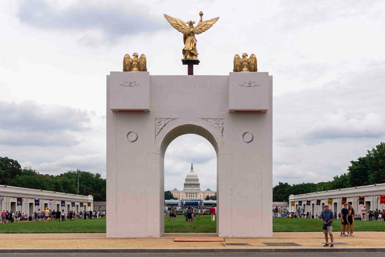 Arco del triunfo de Trump en Washington