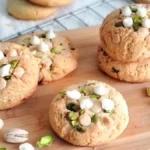 Receta de Galletas de pistacho y chocolate blanco: crujientes, tiernas y muy fáciles de hacer
