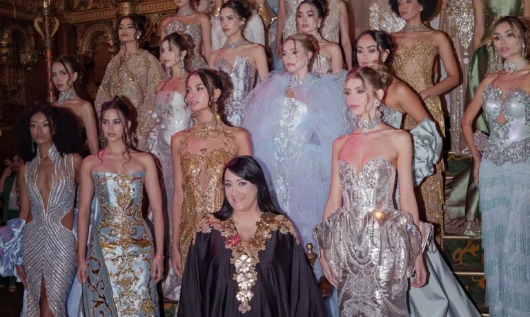 Giannina Azar impacta 2026 con desfile inmersivo en Nueva York