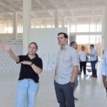 Roberto Ángel Salcedo supervisa montaje de la Feria del Libro 2026