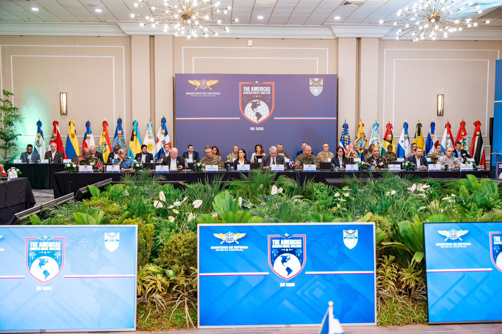 República Dominicana y Estados Unidos encabezan conferencia hemisférica de 19 naciones para fortalecer la lucha contra los carteles y el narcoterrorismo