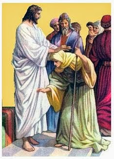 PALABRA DE DIOS LUNES DE LECTURA Le impuso las manos y, al instante, la mujer se enderezó y empezó a alabar a Dios.
