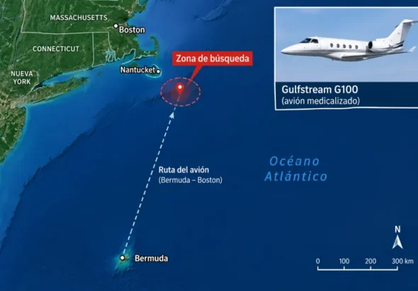 Avión desaparecido en Massachusetts: