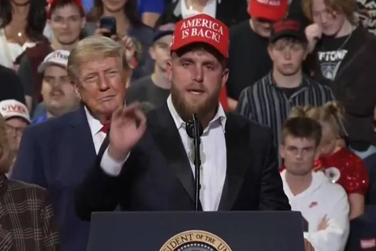 Mitin de Donald Trump: Jake Paul genera fuerte polémica