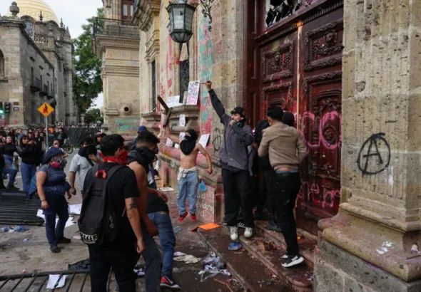 Destrozos en Jalisco