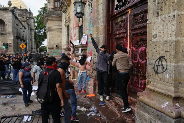 Destrozos en Jalisco