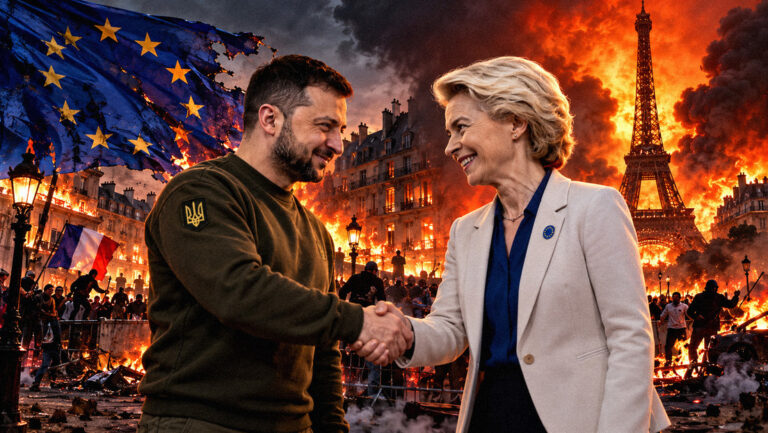 Otro préstamo millonario mientras Europa arde en protestas, Bruselas no deja de pensar en Kiev