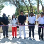 David Collado entrega 3 parques y 1 iglesia remozada en Boca Chica