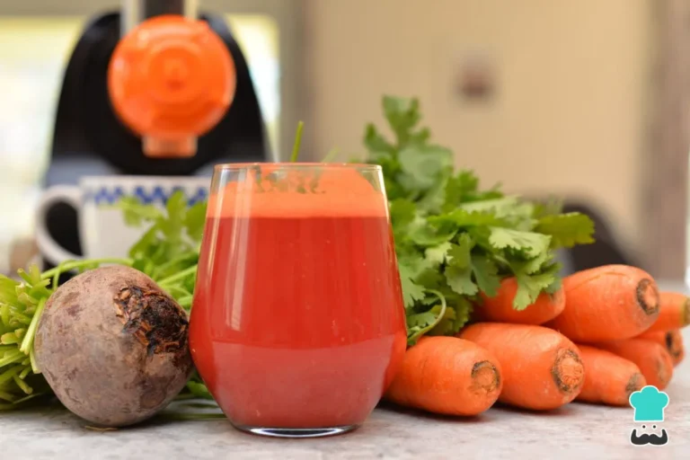 Jugo de remolacha y zanahoria